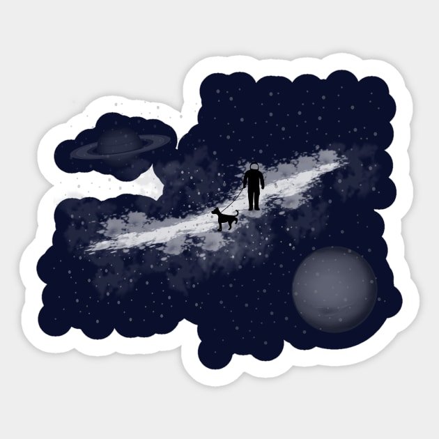 Space Walk Sticker by TinkM